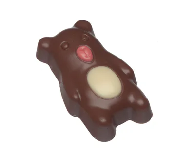 Belgická pralinka Bear Caramel Milk Chocolate